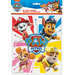 Paw Patrol loot bags packaging with cartoon characters on a white background