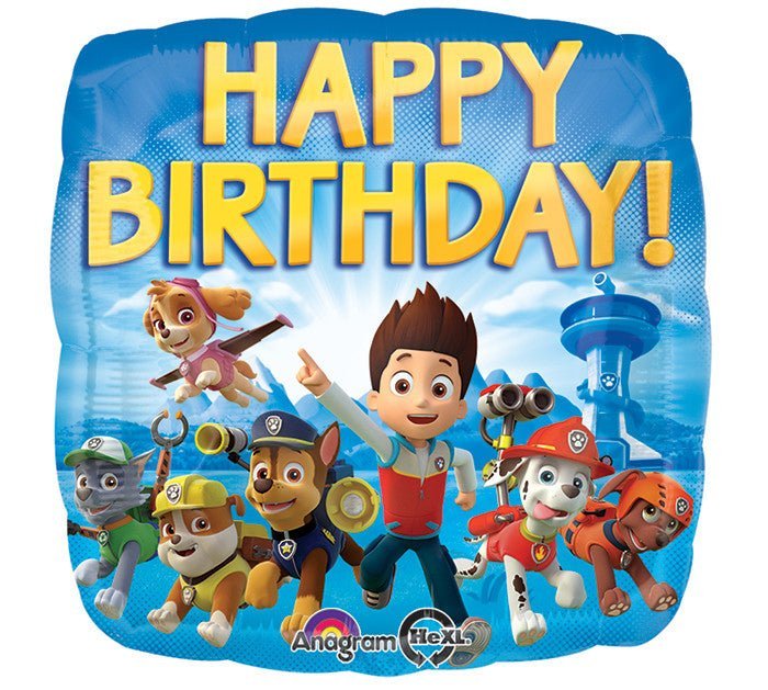 Paw Patrol Happy Birthday Mylar Balloon, 18'' | 1 ct - Zurchers