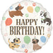 Pawsome Party Birthday Mylar Balloon, 18" | 1 ct - Zurchers