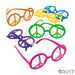 Peace Sign Glasses | 12ct - Zurchers