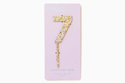 Pearl Confetti Cake Topper 7 | 1ct - Zurchers