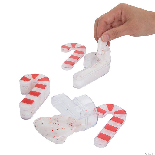 Peppermint - Scented Candy Cane Slime | 1 ct. - Zurchers