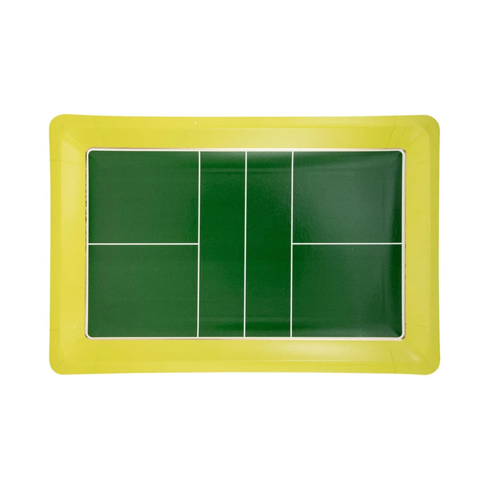 Pickleball Court Shaped Paper Plate 11" | 8 ct - Zurchers