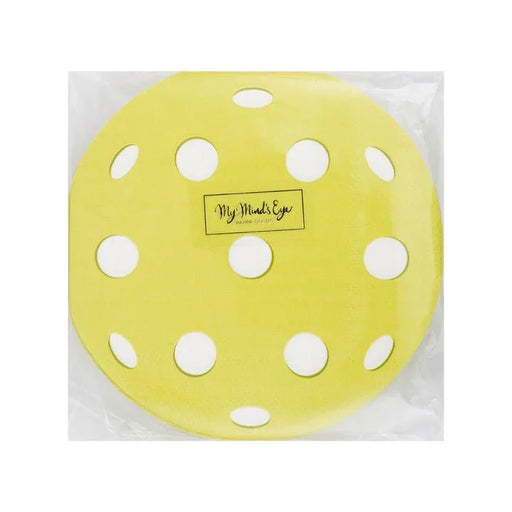 Pickleball Shaped Paper Cocktail Napkins | 24 ct - Zurchers