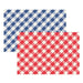 Picnic Check Placemat 18.5"x 12.5" | 24 ct - Zurchers
