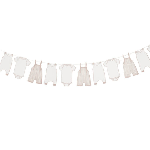 Pink Baby Clothesline Banner Garland | 1ct