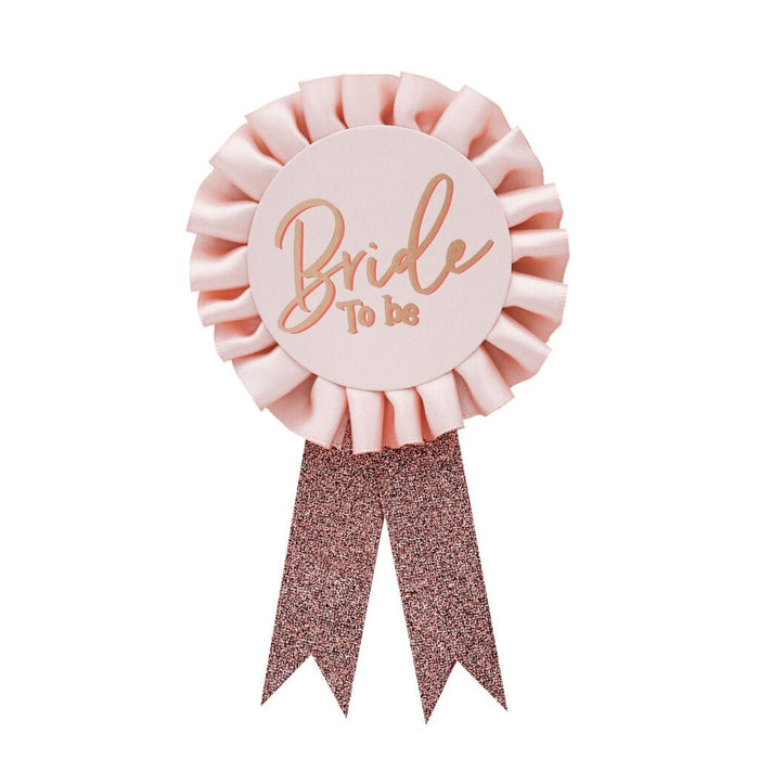 Pink Bride To Be Rosette Badge | 1ct - Zurchers
