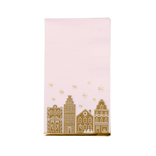 Pink Gingerbread Guest Towel Napkins | 20 ct. - Zurchers