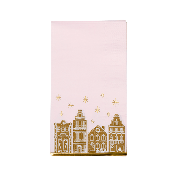 Pink Gingerbread Guest Towel Napkins | 20 ct. - Zurchers