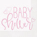 16ct Lunch Napkins Pink Hearts Baby Shower