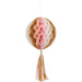 3ct Pink Marble Honeycomb Ball Tissue - Party Supplies