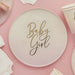 Pink Ombre Baby Girl Paper Plates | 8ct - Zurchers