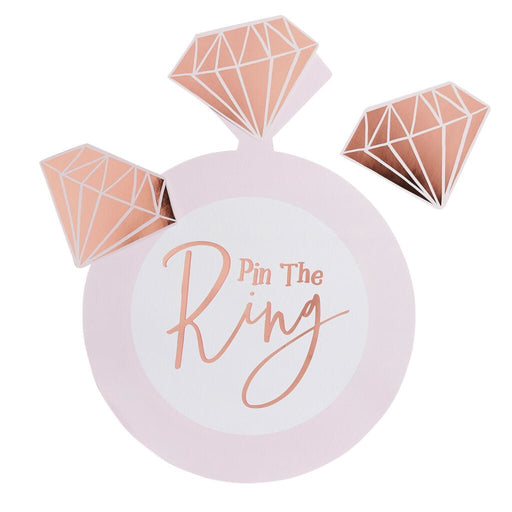 Pink Pin the Ring Party Game Set | 1ct