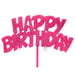 Pink Happy Birthday Cake Topper | 1 ct - Zurchers