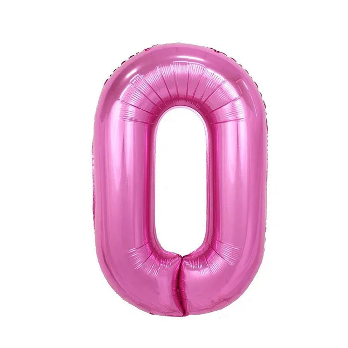 Pink Jumbo Number Balloons 34" | 1 ct - Zurchers