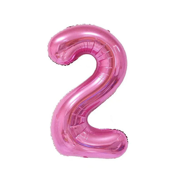 Pink Jumbo Number Balloons 34" | 1 ct - Zurchers