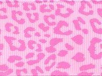 Pink Leopard Grosgrain Ribbon 1.5" | 4yds - Zurchers