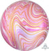 Pink Marblez Orbz Balloon 15" | 1ct - Zurchers