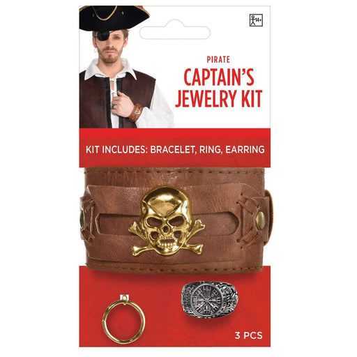 Pirate Captain Jewelry Kit | 3pcs - Zurchers