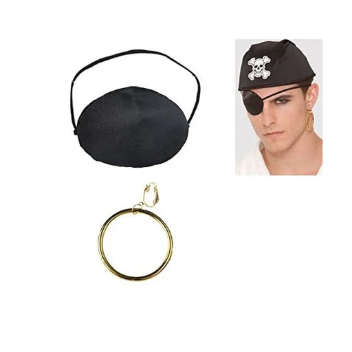Pirate Eye Patch & Earring Set | 2pcs - Zurchers