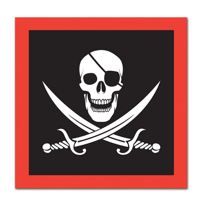 Classic Pirate Lunch Napkins | 16 ct - Zurchers