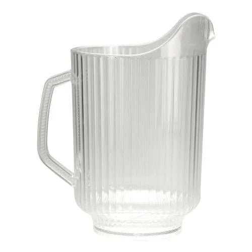 Premium Heavy Weight Plastic Ridged Pitcher 58 oz. | 1 ct - Zurchers