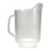Premium Heavy Weight Plastic Ridged Pitcher 58 oz. | 1 ct - Zurchers