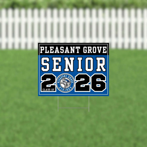 Pleasant Grove UT 2026 Senior Yard Sign | 1ct - Zurchers