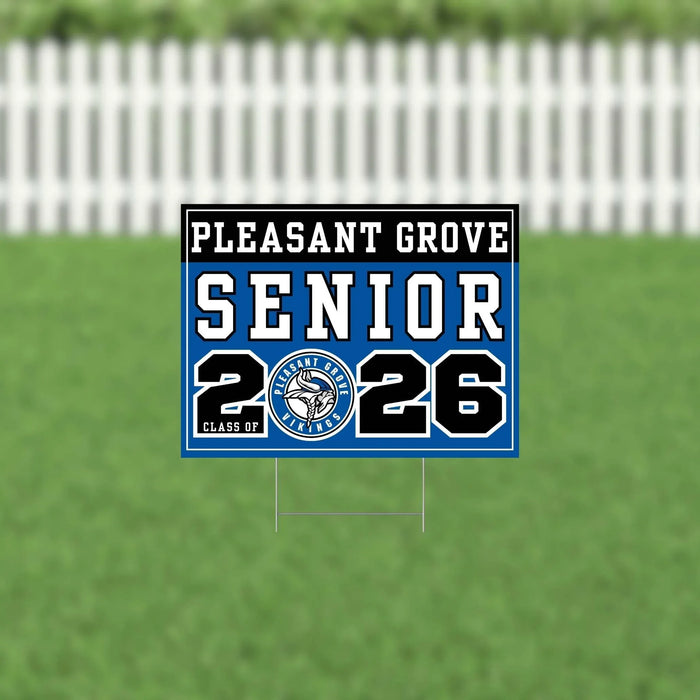 Pleasant Grove UT 2026 Senior Yard Sign | 1ct - Zurchers