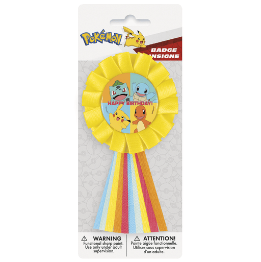 Pokemon Happy Birthday Badge | 1ct - Zurchers