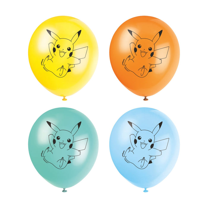 Pokémon Latex Balloons 12" | 8ct - Zurchers