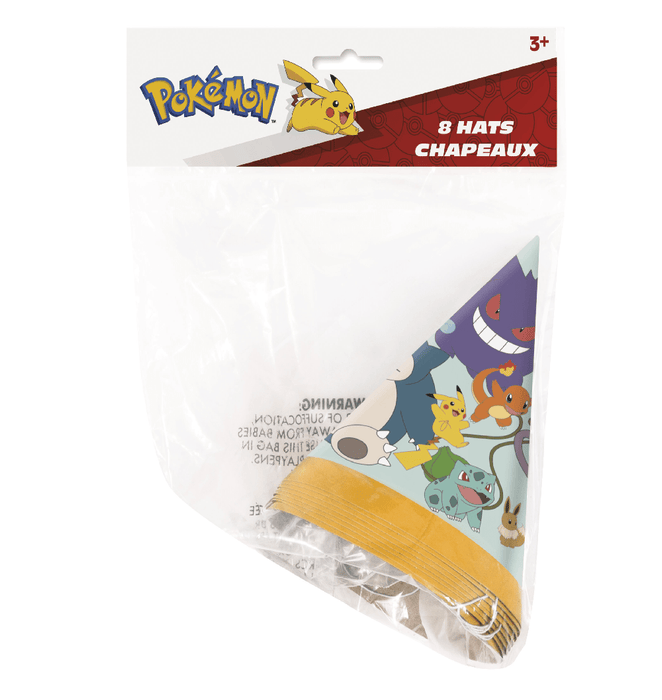 Pokemon Party Hats | 8ct - Zurchers