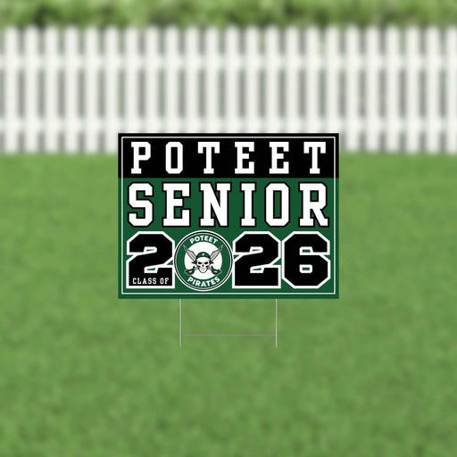 Poteet TX 2026 Senior Yard Sign | 1ct - Zurchers