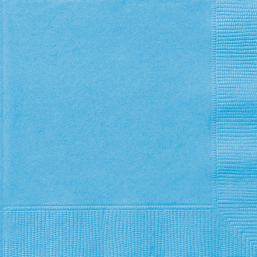 Powder Blue Beverage Napkins | 100ct