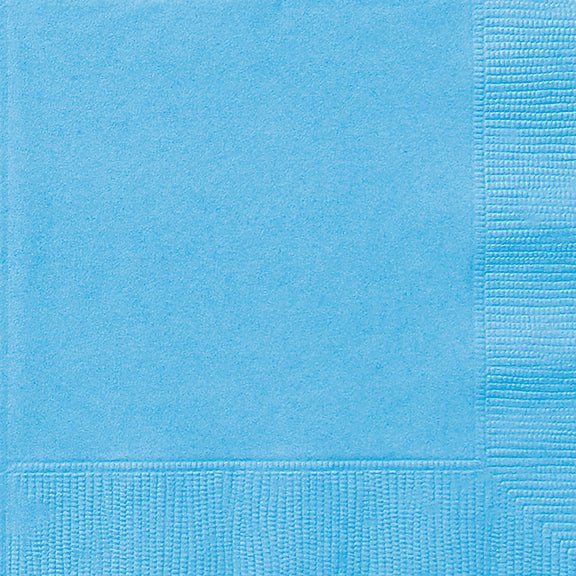 40ct Dinner Napkins Powder Blue - Party Supplies