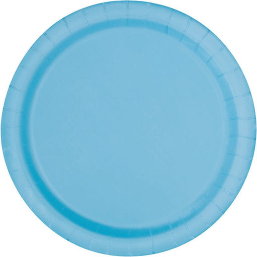 Powder Blue Paper Plates 10" | 50ct