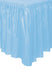 Powder Blue Plastic Table Skirt | 1ct - Zurchers