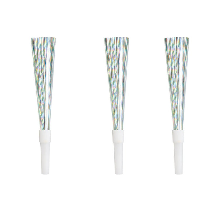 6ct Prismatic Horns - Party Supplies