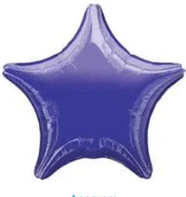 Purple Star Mylar Balloon 18ct | 1ct. - Zurchers