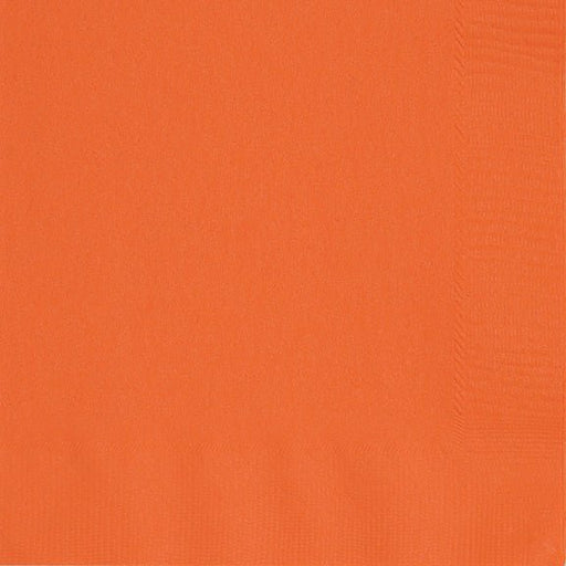 Pumpkin Orange Dinner Napkins | 40ct