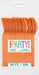 50ct Spoons Pumpkin Orange Premium - Party Supplies
