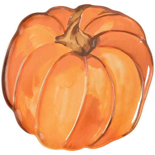 Pumpkin Shaped Melamine Platter 14" | 1 ct - Zurchers