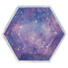 8ct 9in Shaped Plate Purple Galaxy - Party Supplies