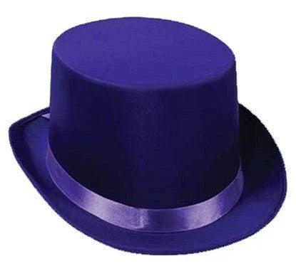 Purple Satin Sleek Top Hat | 1ct - Zurchers