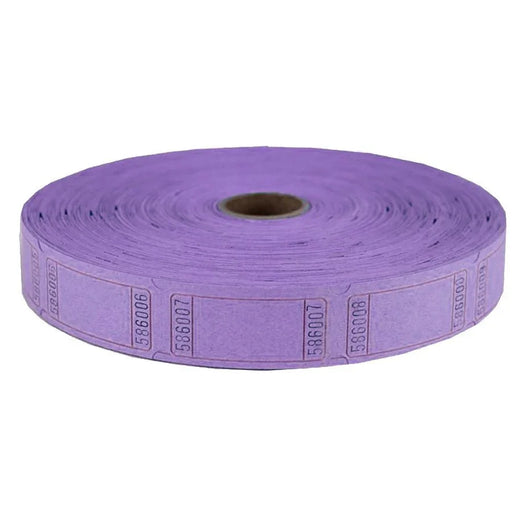 Purple Single Ticket Roll 2000ct | 1 roll - Zurchers