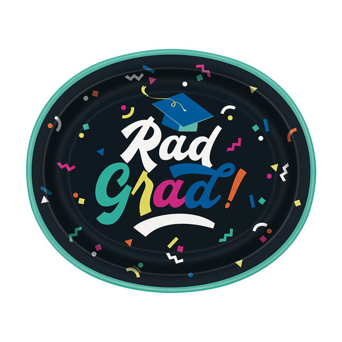 Rad Grad Oval Dinner Plates | 8ct