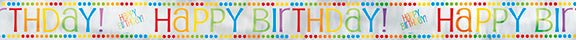 12ft Banner Rainbow Birthday - party supplies