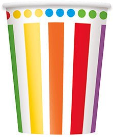 Rainbow Birthday Cup 9oz | 8ct