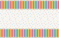 1ct Tablecover Plastic Rainbow Birthday - party supplies