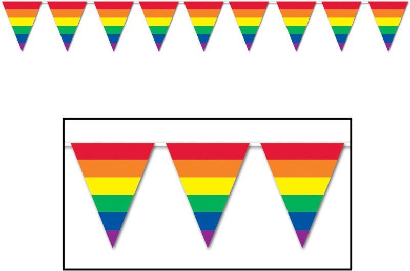 Rainbow Pennant Banner | 1 ct - Zurchers
